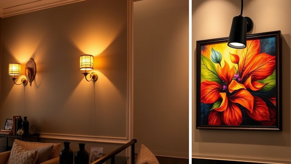 targeted wall art illumination
