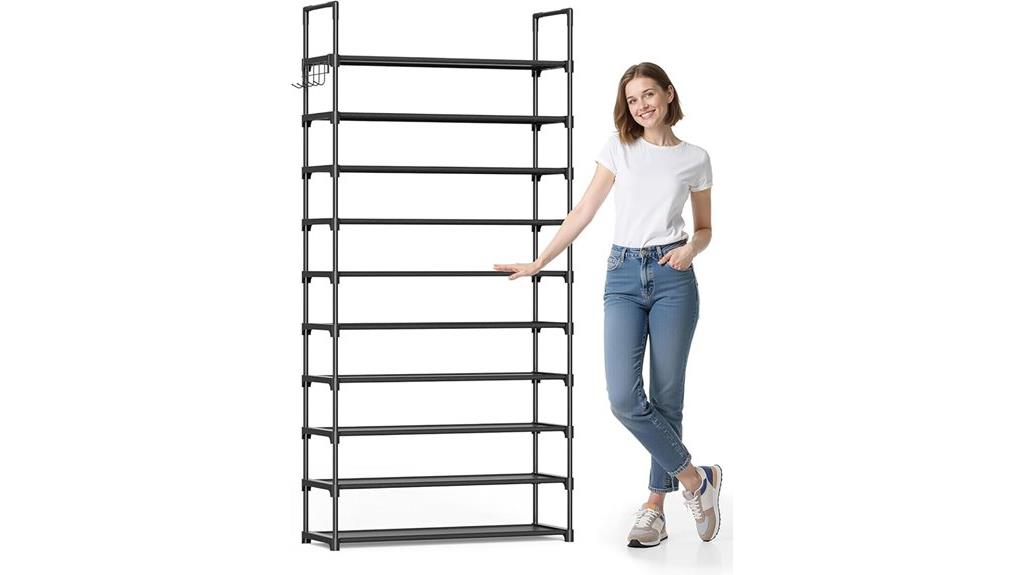 ten tier shoe storage