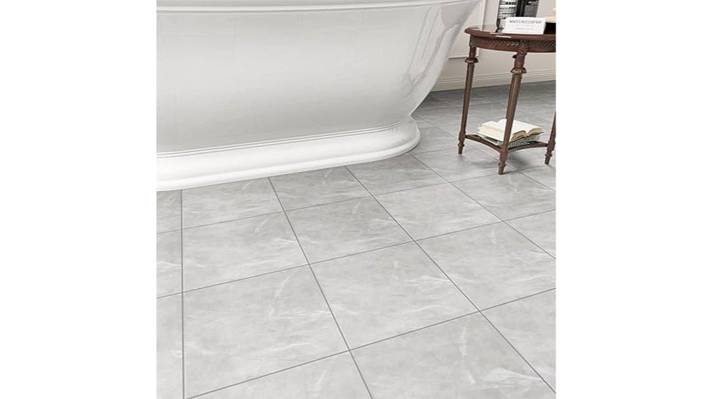 thirty peel and stick tiles
