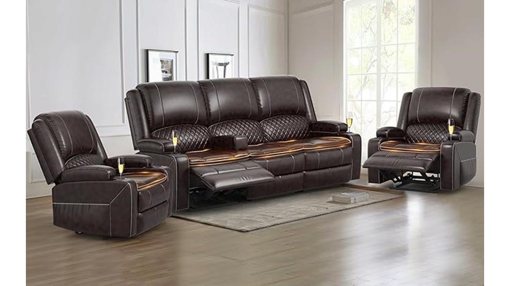 three seater reclining couch