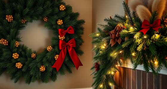 top festive wreaths and garlands