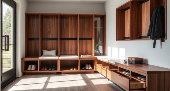 top storage entryway benches