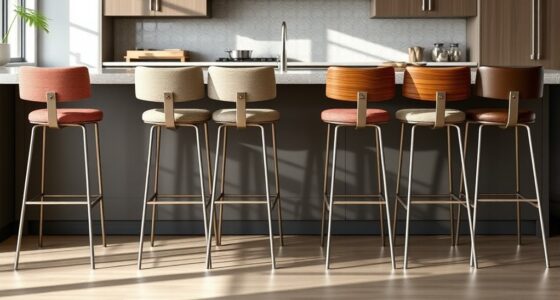 top stylish kitchen bar stools