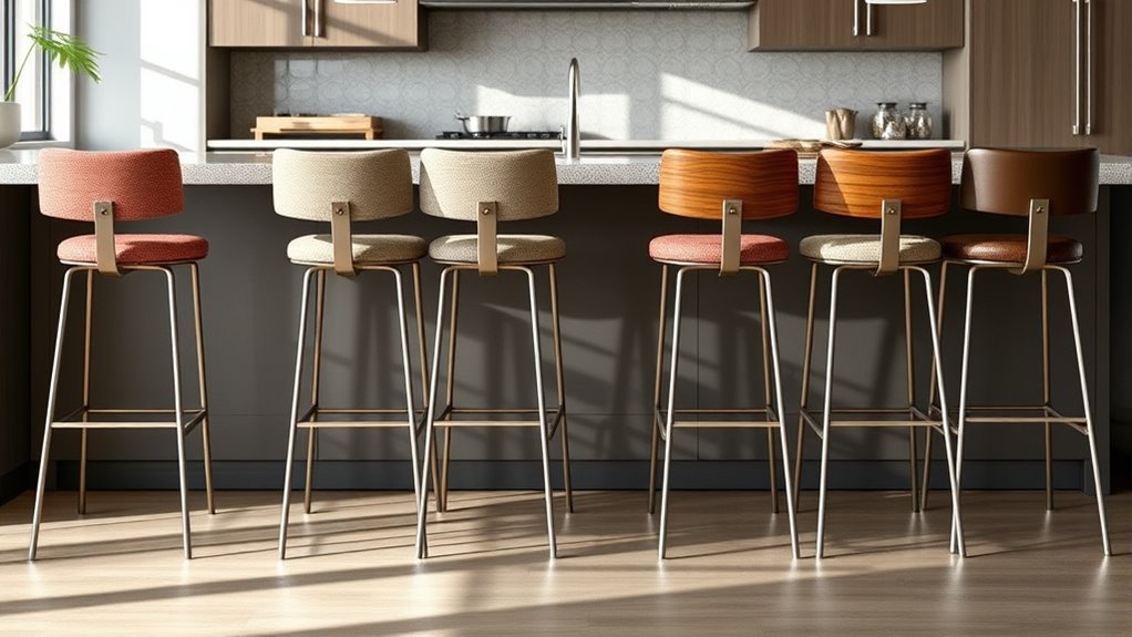 top stylish kitchen bar stools