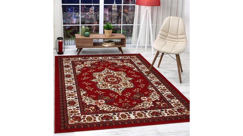 traditional 5x7 non skid rug