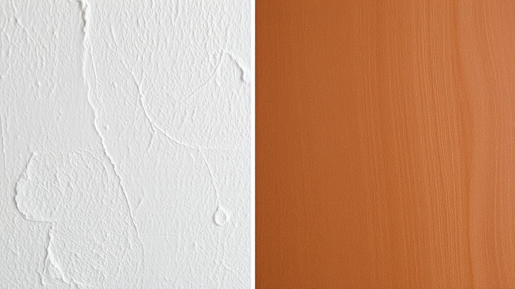 traditional textured and polished finishes