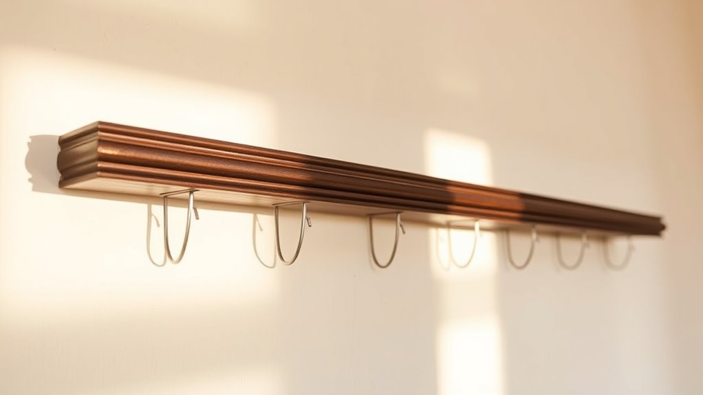 traditional wall mounted hanging system