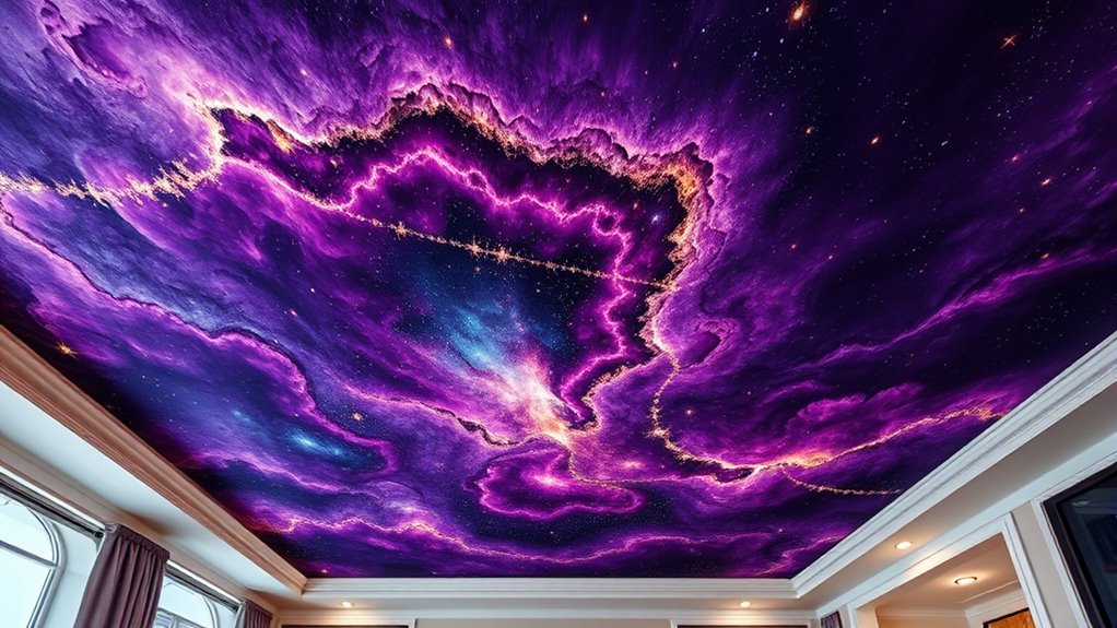 transformative ceiling wallcoverings design