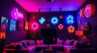 trendy neon wall decorations