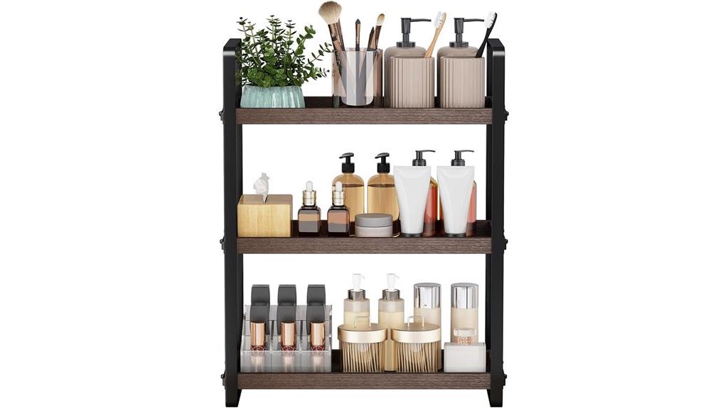triple tier bathroom caddy