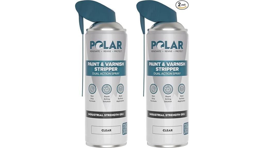 two 17 oz spray cans