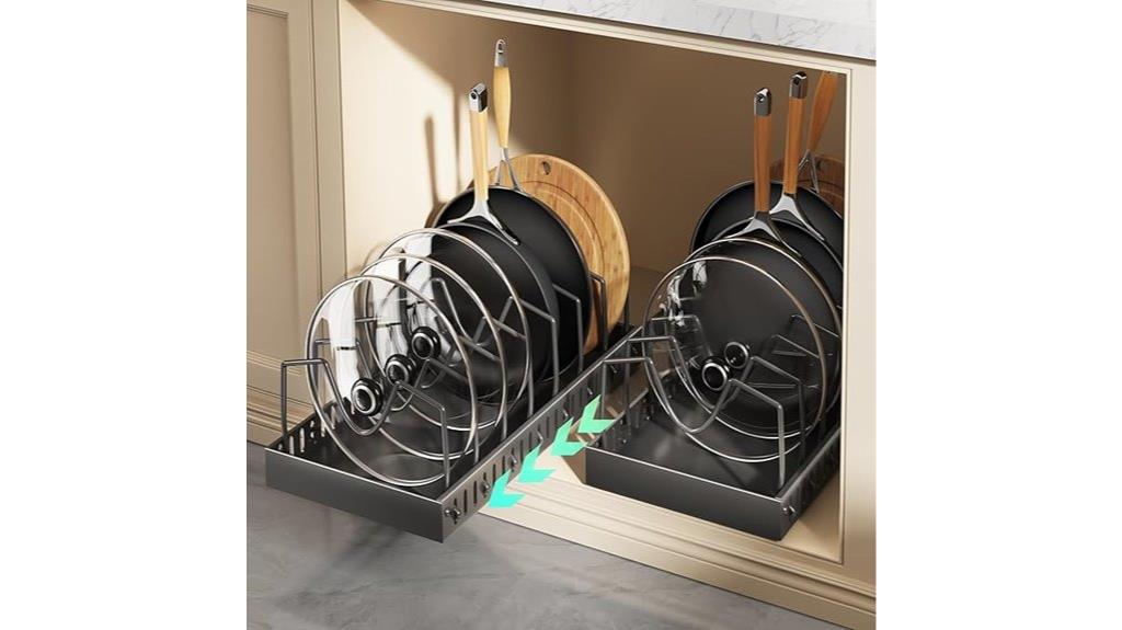 two pack under cabinet organizer