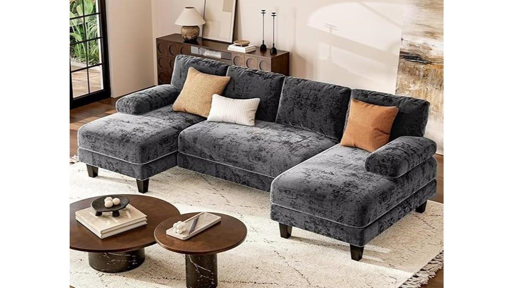u shaped modular couch