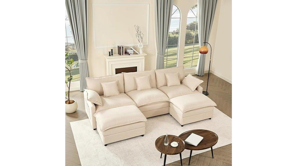 u shaped modular sectional