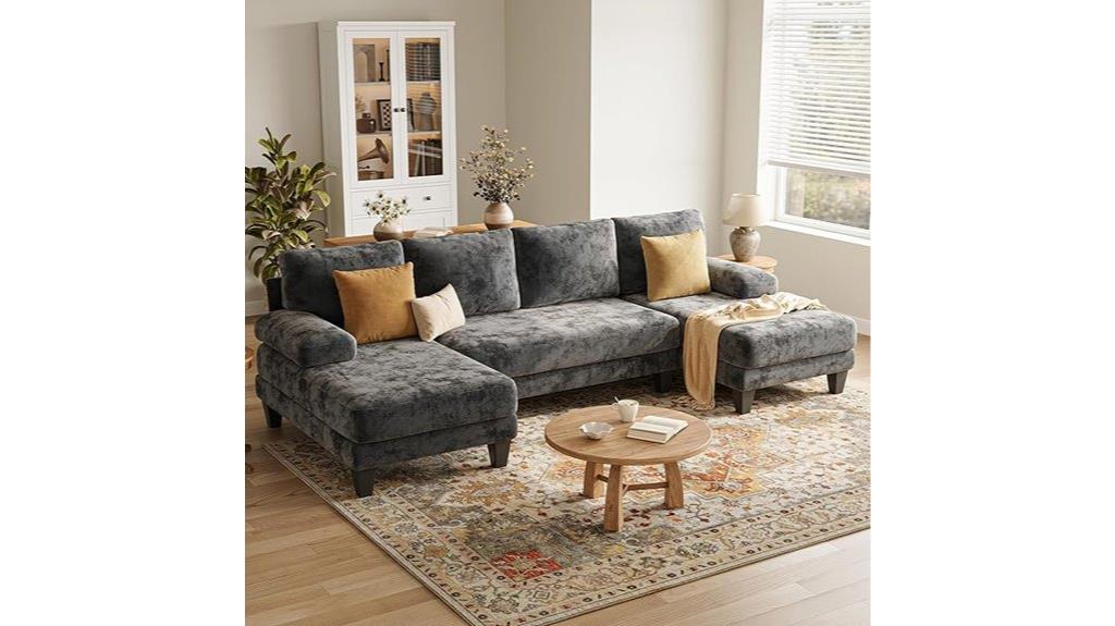 u shaped sectional sofa