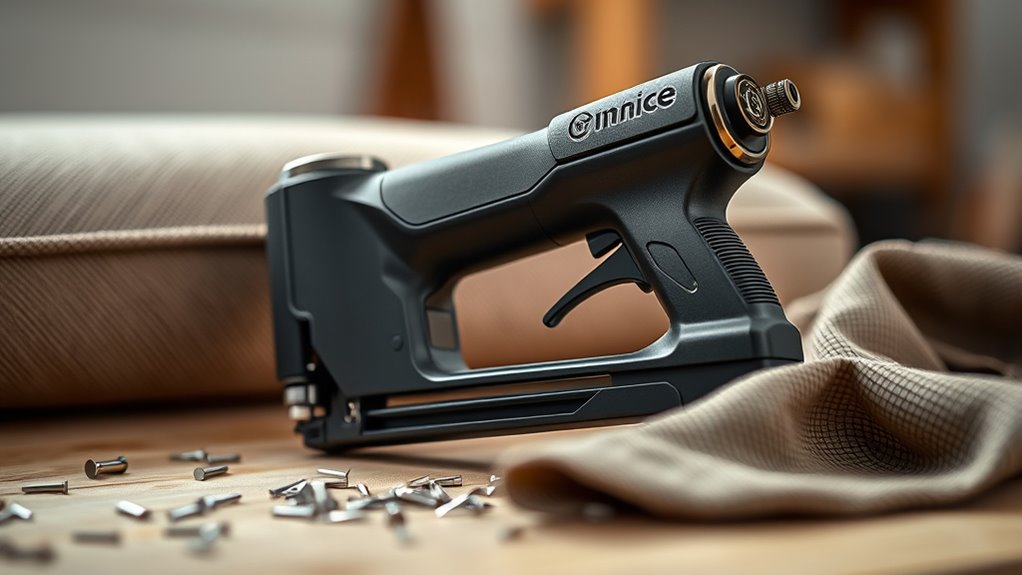 upholstery staple gun features
