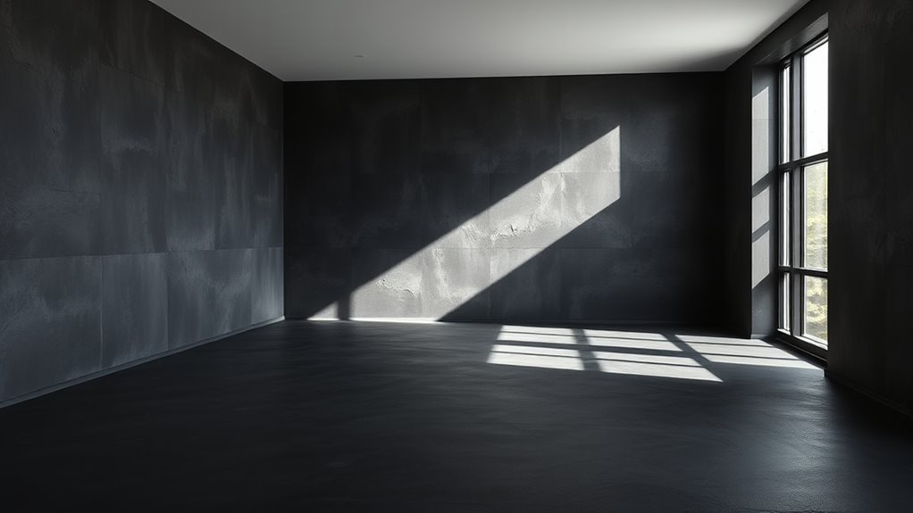 use light contrasting paint