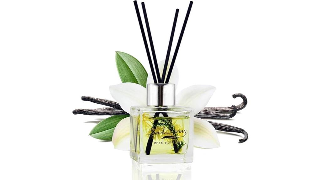 vanilla scent reed diffuser
