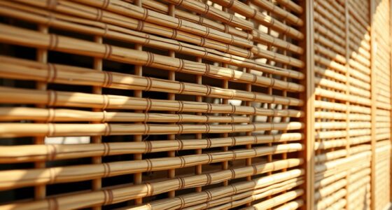 ventilated cane rattan walls