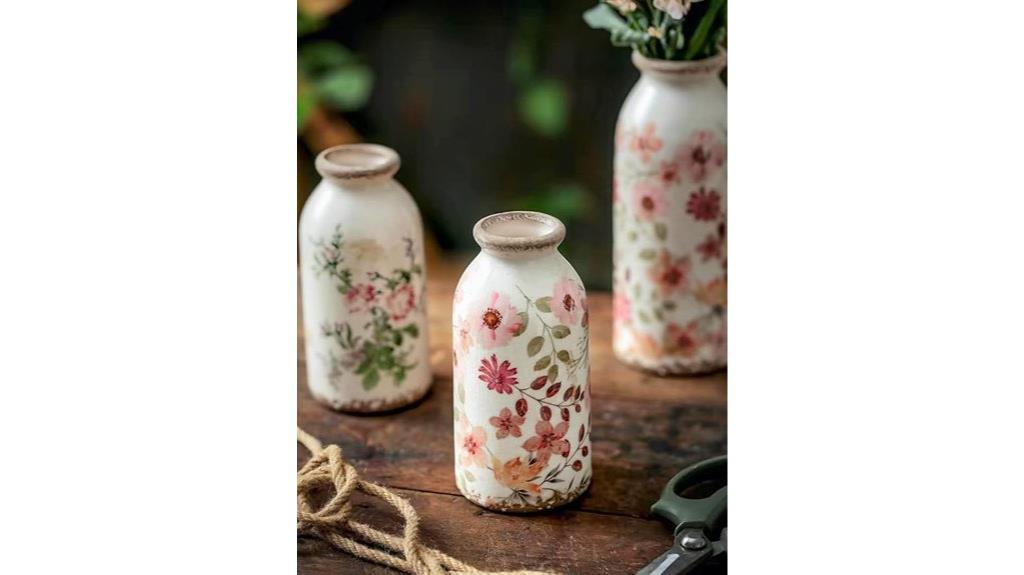 vintage ceramic farmhouse vase