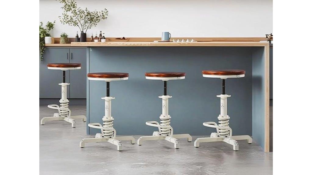 vintage farm tractor stools