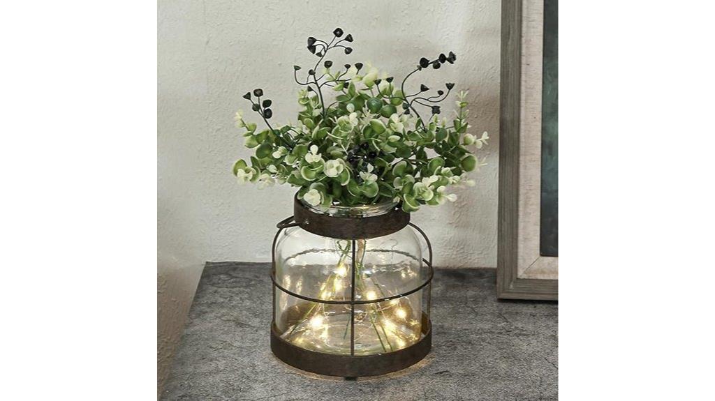 vintage glass farmhouse vase