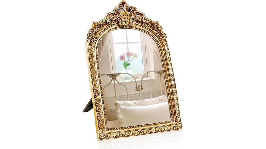 vintage makeup desk mirror