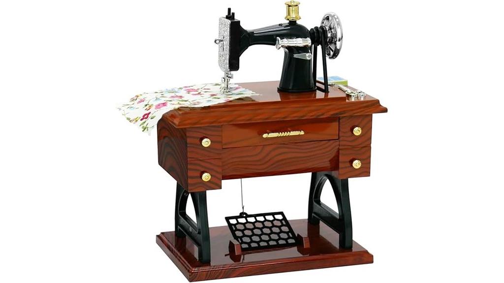 vintage mini sewing machine