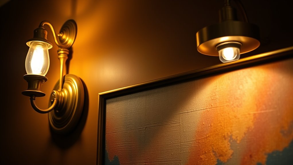 wall art illumination options