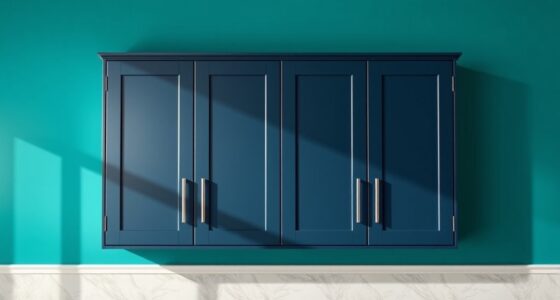 wall color with cabinet