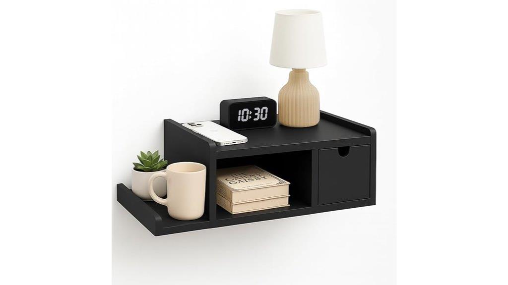 wall mounted bedroom storage