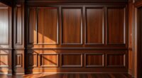 wall sealing with millwork