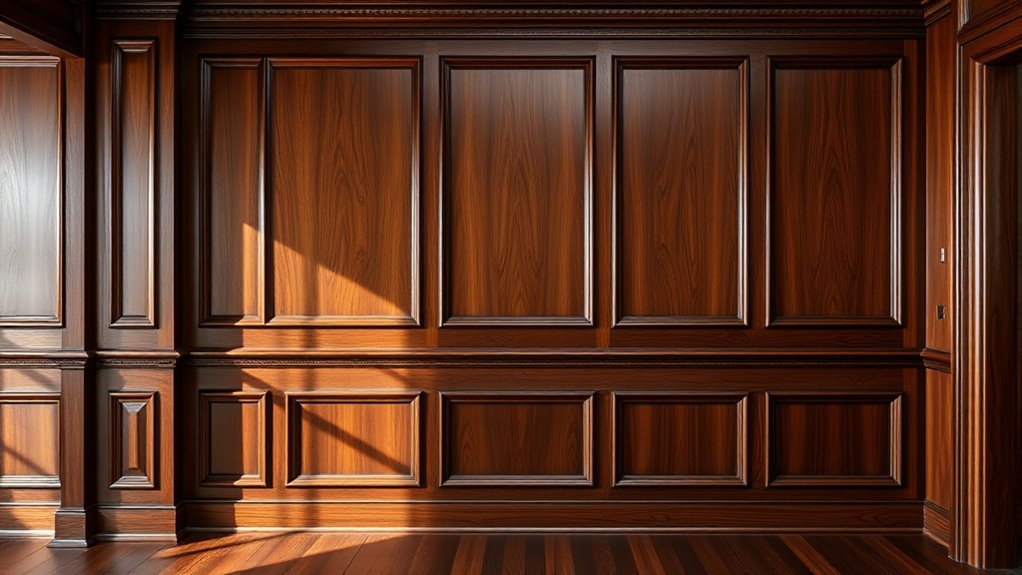 wall sealing with millwork