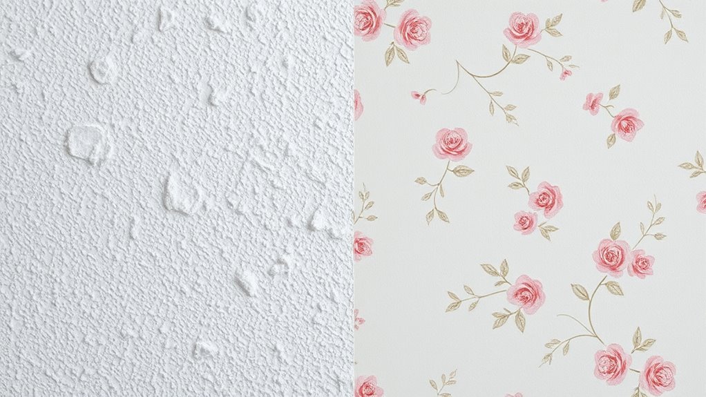 wall type influences wallpaper choice