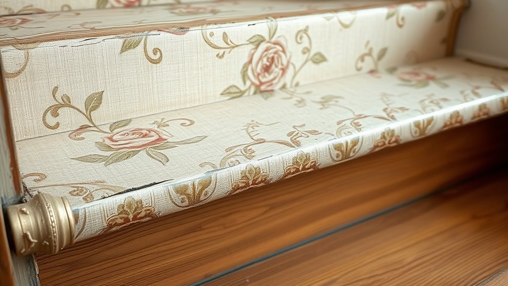 wallpaper durability on stair risers