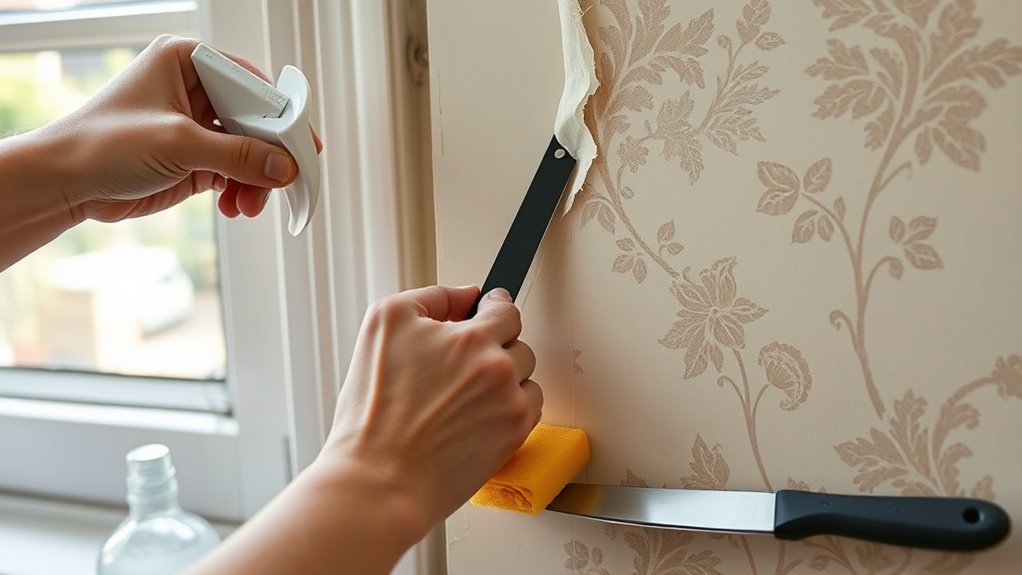 wallpaper removal step by step