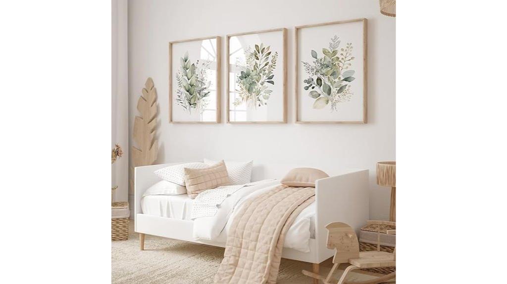 watercolor botanical wall art