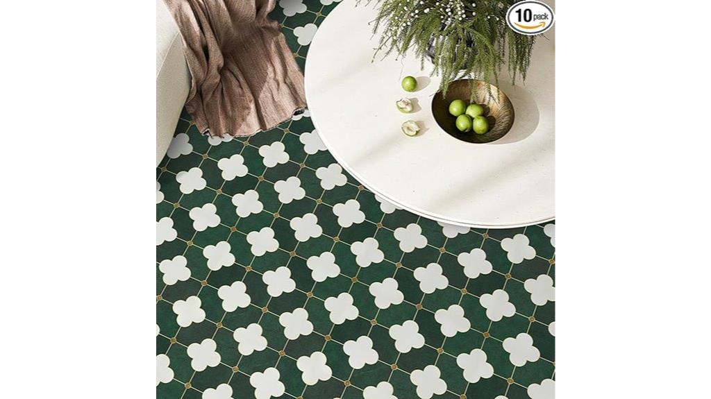 waterproof adhesive vinyl tiles
