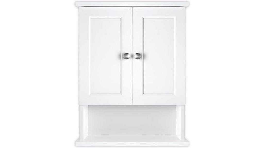 white medicine cabinet organizer