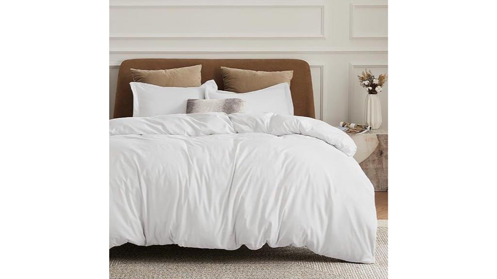 white queen duvet set