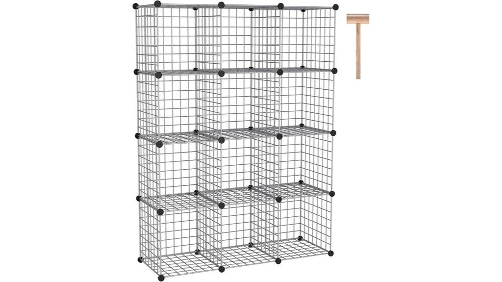 wire cube storage organizer