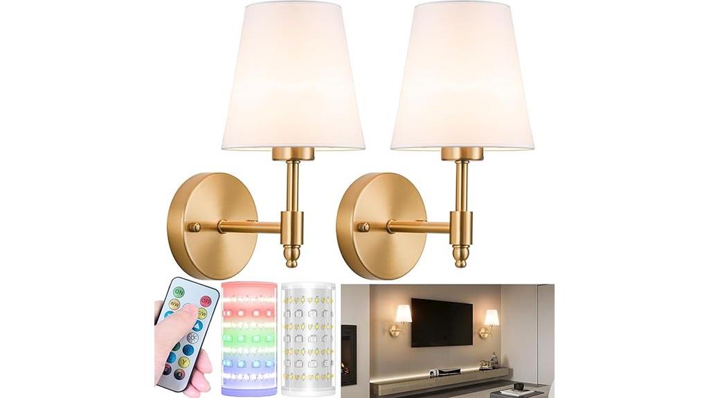 wireless led wall lights