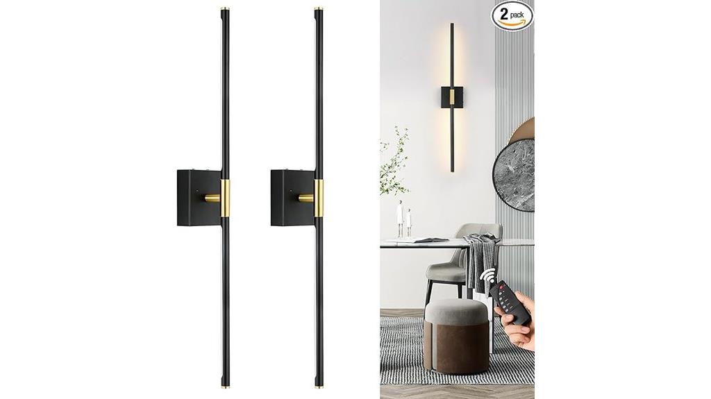 wireless wall sconce set