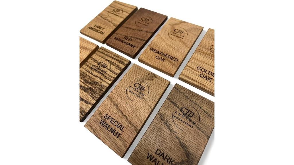 wood stain color samples