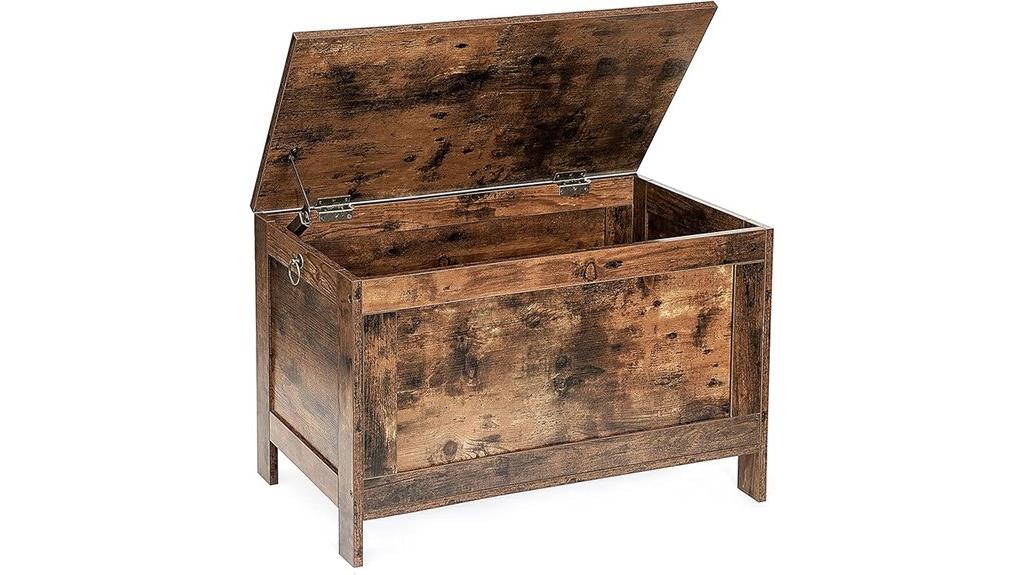 wooden toy box bench