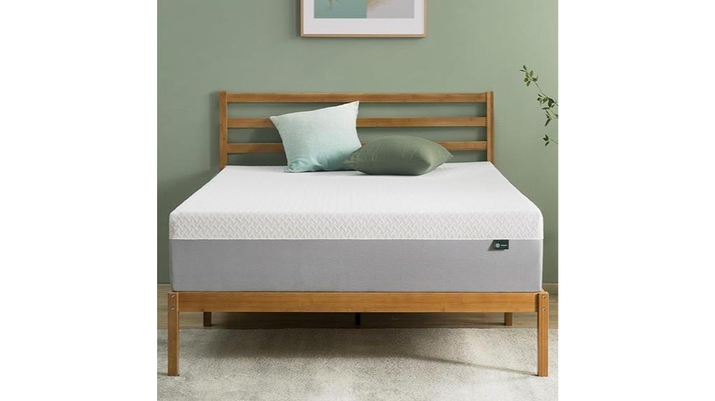 zinus queen memory foam