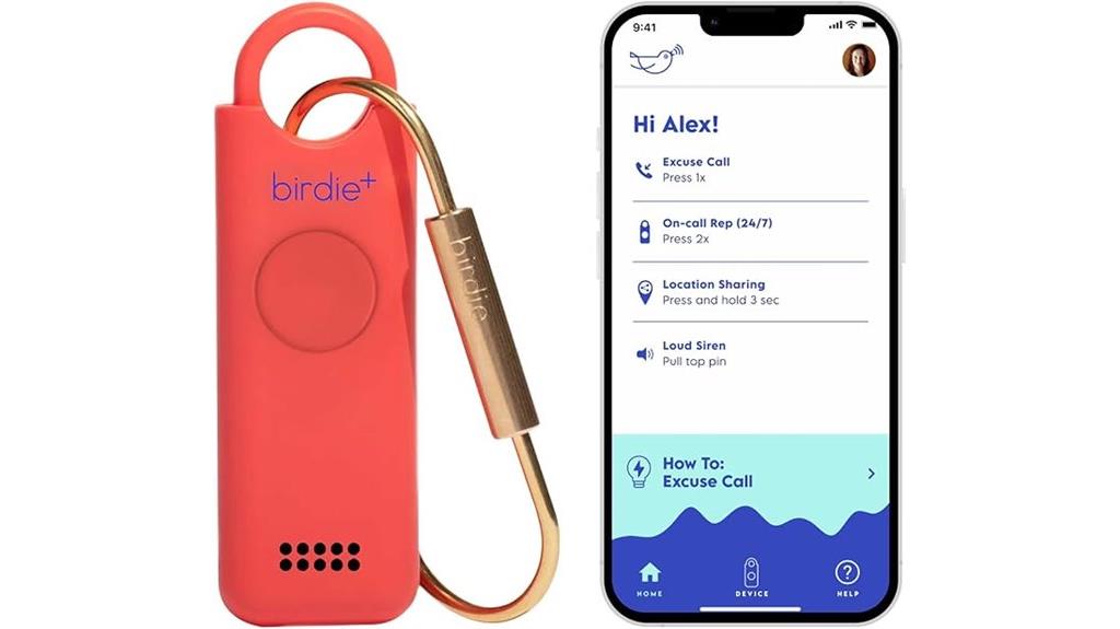 birdie personal safety alarm