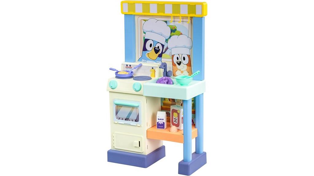 bluey play kitchen set