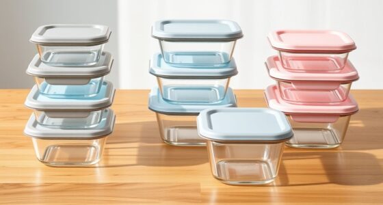 durable stylish glass containers