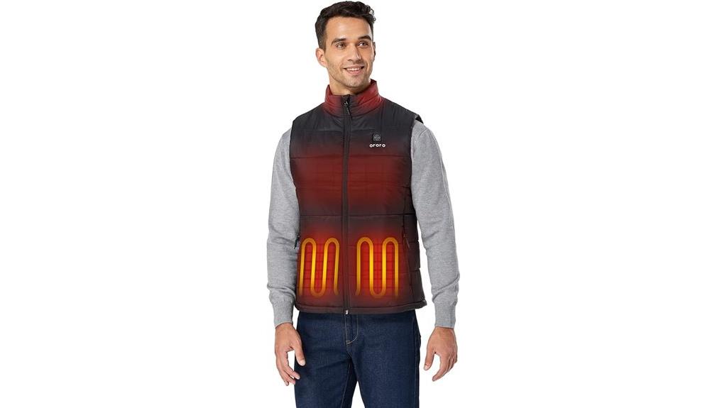 heated vest with rechargeable usb